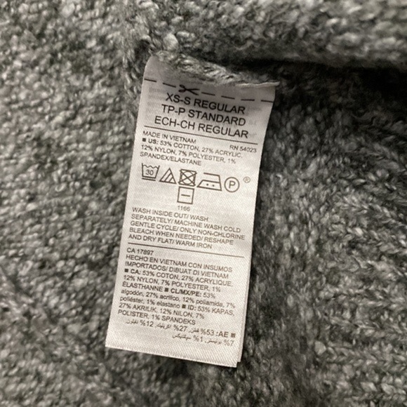 Old Navy Batwing Gray Cardigan Girls XS (5-6) - Picture 4 of 8